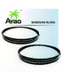 59-1/2-Inch X 3/16-Inch X 14TPI Bandsaw Blades (2 Pack) for Ryobi, B&D, Craftsman, Tradesman, Pro-Tech, Collins, Skil,
