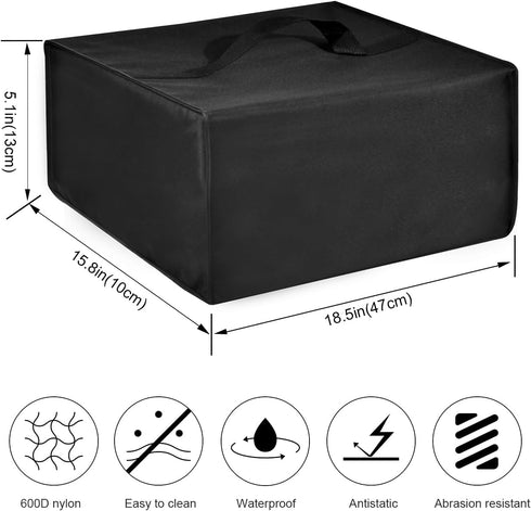 EiiJugaloo 6155e/Smart 5101/ Phone Printer Dust Cover Pad Scanner Case Dustproof Anti-Static Nylon Lid for HP Envy Tank
