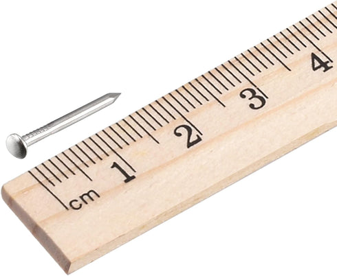 uxcell Small Tiny Hardware Nails - Carbon Steel 1.2X16mm for DIY Decorative Wooden Boxes, 500pcs Silver Tone