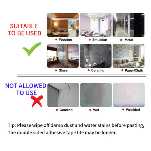 Kaisiking Double Sided Adhesive Tape, 5mm / 10mm x 25M Heat Resistant Transparent Acrylic Tape for LCD Screen Repair
