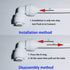 Malida 1/2" Thread Male to 1/4" Push Fit Tube Quick Connect, Water Purifiers, 5 Pack