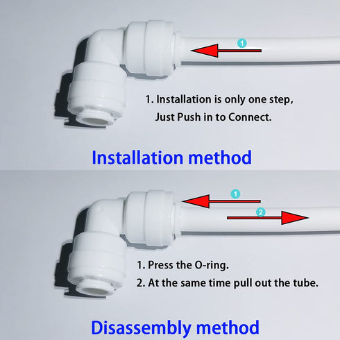 Malida Acetal Copolymer Tube Fitting, Reducing Straight Union, 3/8" x 1/4" Tube OD, Pack of 10