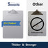 Metal Clipboard, 20% Sturdier Aluminum Contractor Clipboard with High Capacity Clip for A4 Size Sheets