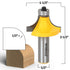 13166 1/2-Inch 1/2-Inch YONICO Radius Round Over Edge Forming Router Bit Shank