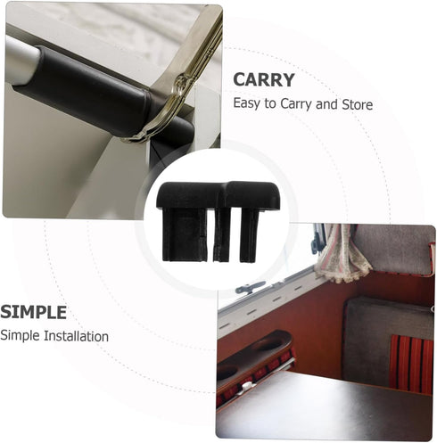 2pcs Table Leg Protectors Foldable Floor Protectors for Rv Home Use Concealed Design for Stability Compact Portable