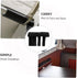 2pcs Table Leg Protectors Foldable Floor Protectors for Rv Home Use Concealed Design for Stability Compact Portable