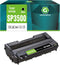 GREENBOX Compatible SP3500 Black Toner Cartridge, 6,400 Pages for Aficio SP3500 Series Printer