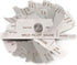 Stainless Steel Fillet Weld Set Gauge Rl 1/8''-1'' Welding Inspection Test, 7-Pieces