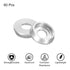 MECCANIXITY M3 Cone Cup Countersunk Washers, Pack of 60 Aluminum Gaskets for RC/FPV/PC/Drone Accessories