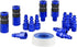YOTOO Universal Air Coupler and Industrial Plug Kit, 15 Pcs Durable Aluminum Quick Connect Fittings