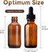 24 Pack Amber Glass Dropper Bottle, 1 oz, with Measuring Eye Dropper, Leak Proof Travel Dispenser Bottle for Essential Oils/Chemistry Laboratory Chemicals/Cologne and Perfume by ZBCCEOB