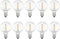 G40 LED Replacement Bulbs, 10 Pack Shatterproof Dimmable Globe Light Bulbs E12