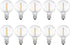G40 LED Replacement Bulbs, 10 Pack Shatterproof Dimmable Globe Light Bulbs E12