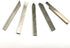 ZR 5 Pcs Carbide Tipped Lathe Metal Cutter Bit Set, 4x4mm Turning Boring Cutters for Mini Metal Lathe