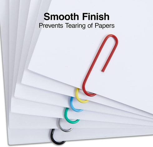 Staples 480109 Jumbo Vinyl Coated Paper Clips Smooth 500/Tub by STAPLES