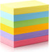 Tecmisse 1200 3x5 Inches 6 (1200) Pcs Ruled Index Cards, Colorful Index Cards Bulk, Heavy Colored Note Cards, Study