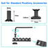 24 PCS Mlok Screws and Nuts Replacement Sets, M-Lok Rail Mount Screws & T-Nuts Accessories with Allen Wrench