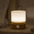 Smilodon Timer Night Light,Dimmable LED Bedside Lamp,Night Light Kids and Baby Nursery,Woodgrain,Sleep