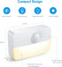 AMIR 2 Pack 40 3000K, Closet Mini Motion Sensor Stair Light for Indoor, Battery-Powered LED Night Light, Lumen Cordless