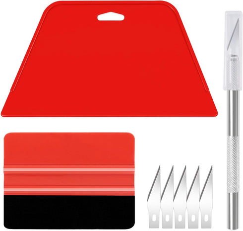 WRAPXERPT Wallpaper Tools Kit with Felt Squeegee for Vinyl Backsplash Tile, Bathroom, Window Film Application