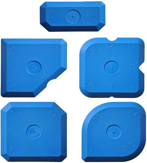 5pcs Silicone Caulking Tools Set, Sealant Finishing Tool Kit for Kitchen and Bathroom Sealing
