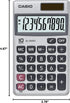 Casio SL-310SV Solar Powered Standard Function Calculator