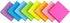 Eastern Wolf Sticky Notes 2x2, 8 Bright Multi Colors, 16 Pads, 100 Sheets/Pad, Self-Stick Notes
