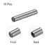 uxcell M4 10pcs 6x30mm Internal Thread Dowel Pin Chamfering Flat Carbon Steel Cylindrical Pin Bed Bookshelf Metal