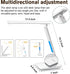 LAOPAO Desk Lamp with Wireless Charger: USB Charging Port, Table Lamp with Clock, Desk Lamps for Home Office College