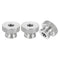 uxcell Knurled Thumb Nuts, 3Pcs M10 x D30mm Stainless Steel Round Knobs for 3D Printer Parts, Machine Tools