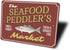 12" 18" Seafood Market Sign, Fish Market Sign, Seafood Lover Sign, Seafood Kitchen Decor, Seafood Chef Sign, Fish