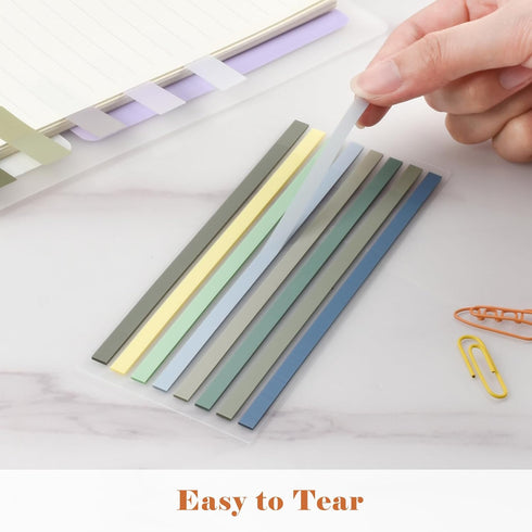 BAYTORY 1060 Sheets Transparent Sticky Tabs, Clear Sticky Notes Markers for Book Annotation and School