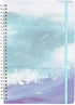 SIIXU Large Hardcover Spiral Journals for Women, Colorful Blank, B5, 128 Pages, 6.8”x9.8, Summer