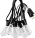 10Ft 11 Bulbs (1 Bulb 7 E12 SUNSGNE Outdoor Patio String Lights with Edison Spare), Vintage Edison String Lights