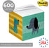 Whimsical Dogs Sticky Note Cube / 600 Sheets / 2.75" Memo Block / Dog Lover Note Cube / Made in USA / Different Canine