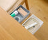 MAOYE Drawer Pencil Tray, Self-Adhesive Pop-Up Hidden Organizer, Paste Drawer-Type Storage Pen Box (White)