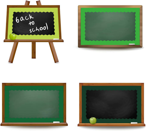 Whaline 131.2ft Green Bulletin Board Borders - 4 Rolls Gradient Green Die-Cut Strips for St. Patrick's Day Decoration