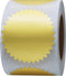 Hybsk 300pcs Notary Seals 2 inch Embossing Stickers, Gold Metallic Certificate Sealing Labels for Awards