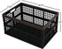 Lesbin 2-Pack 42 L Plastic Staking Folding Storage Basket Crates, Extra Large Plastic Crate Storage