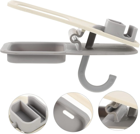 ABOOFAN Holder for Desktop Portable Table-Side Drink Stand Hook Multi-use Clamp for Office and Home Keeps Your