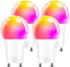 GU24 Smart Led Light Bulbs4 PackA19 12W 1200LM Smart Bluetooth 2 Prong