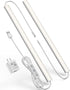 Plug-in Under Cabinet Lighting, Dimmable Under Counter Lights for Kitchen, 2pcs 12