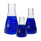 Glass Erlenmeyer Flask Set, 50ml, 150ml, and 250ml, Narrow Mouth Graduated Flasks, 3.3 Borosilicate Glass