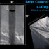 100 4-Cup 9"L 17"H Packaging DEAYOU PCS Large Handle Drinking Poly Bag, Clear Cup Carrier for Coffee Tray, x Plastic