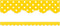 Teacher Created Resources Yellow Mini Polka Dots Border Trim, 4668 Yellow
