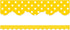 Teacher Created Resources Yellow Mini Polka Dots Border Trim, 4668 Yellow