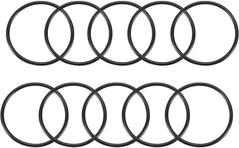 uxcell Nitrile Rubber O-Rings, 57mm OD, 51mm ID, 3mm Width, Metric Sealing Gasket, Pack of 10
