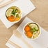 8-Ounce 50 Frozen Coppetta Dessert Cups, Disposable Ice Cream Cups - Lids Sold Separately, Sturdy, Gray Paper Yogurt