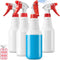 Spray Bottles (4 Pack, 24 Oz) Refillable Empty Plastic Water Spraying Bottle for Cleaning, Hair Spray, Car Detail,