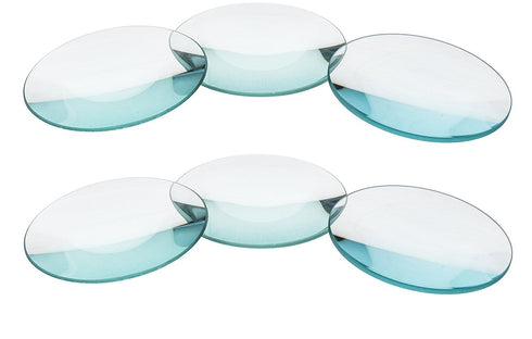 6pc Set, 2" (50mm) 3 3 200mm, 300mm, 500mm EISCO Optical Lens Diameter - Double Convex Lens & Double Concave Lens